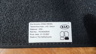 Alfombrilla Kia