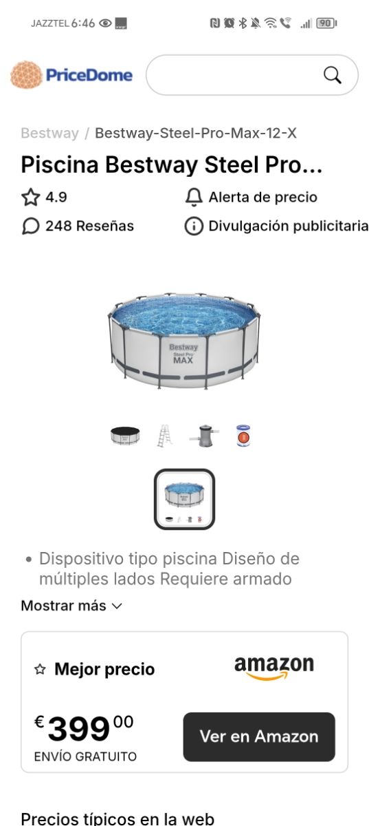 PISCINA BESWAY NUEVA SIN ABRIR, PRECIOSA! PISCINA!