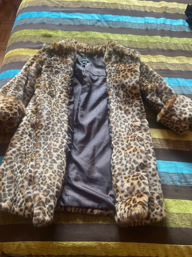 chaqueton imitacion leopardo