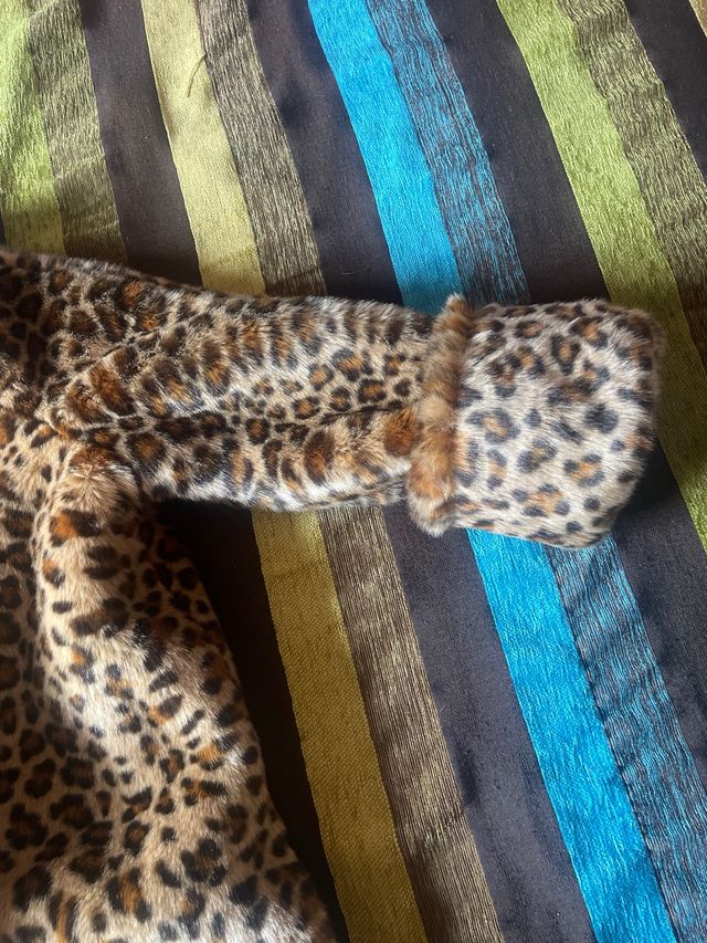 chaqueton imitacion leopardo