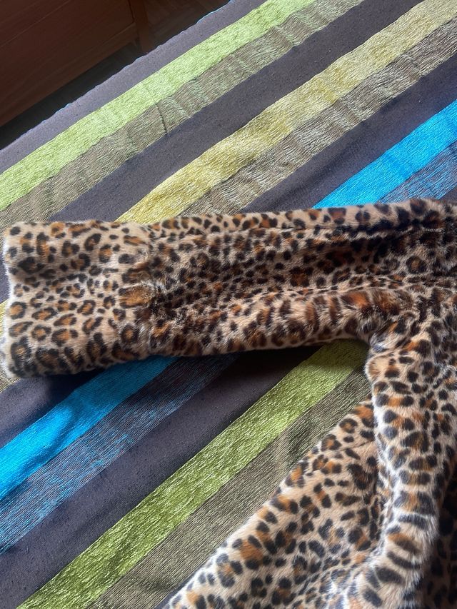 chaqueton imitacion leopardo