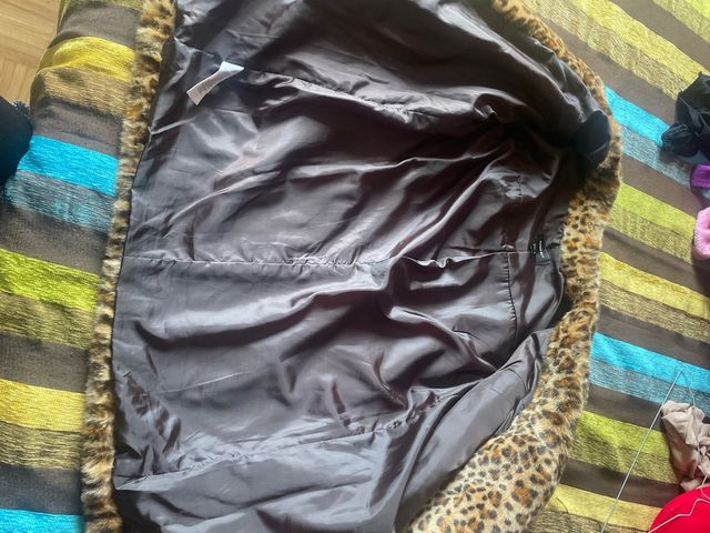 chaqueton imitacion leopardo