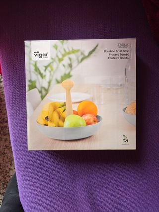 FRUTERO Bamboo Fruit Bowl