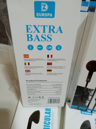 Lotes 12 auriculares con micro