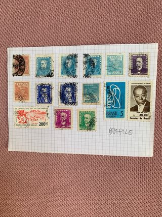 Francobolli usati di varie nazioni