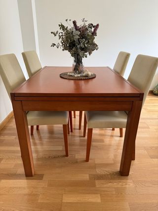 Mesa comedor extensible