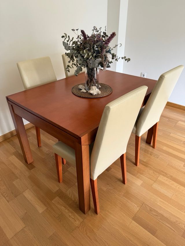 Mesa comedor extensible