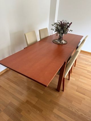 Mesa comedor extensible