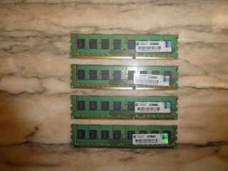 4 memorias DDR3 de 4GB = 16 GB