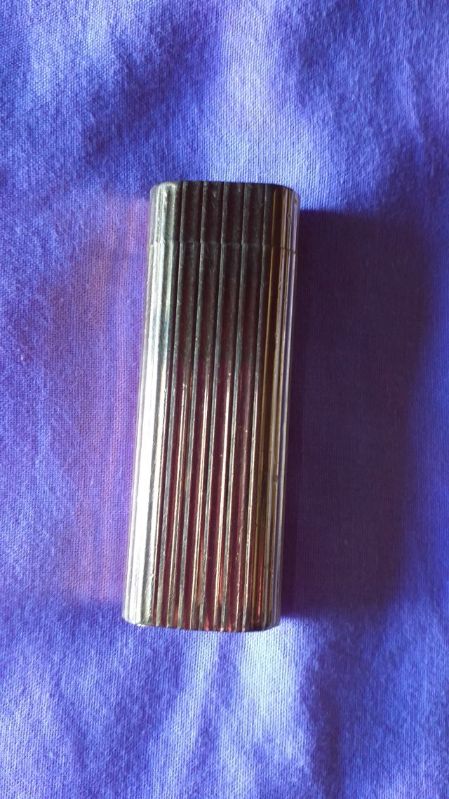 ACCENDINO CARTIER VINTAGE PLAQUE ORO