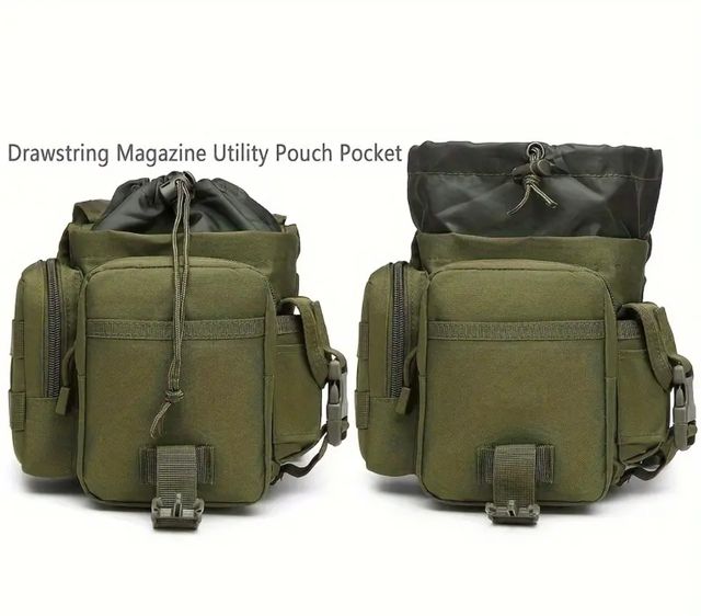 Pernera táctica multibolsillo impermeable.