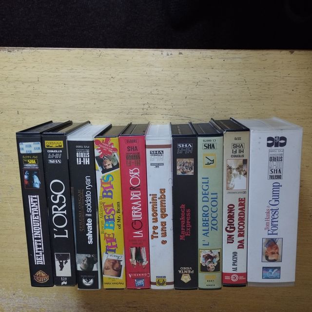 Cassette VHS Film famosi