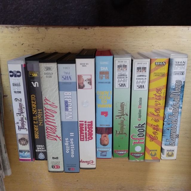 Cassette VHS Film famosi