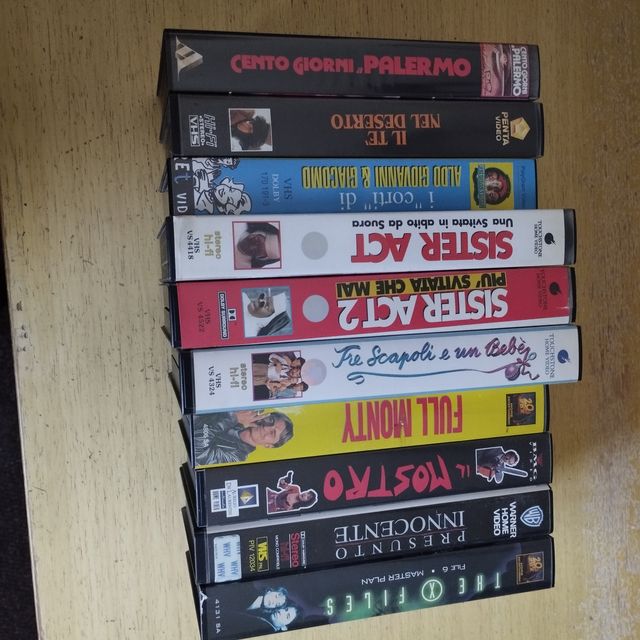 Cassette VHS Film famosi