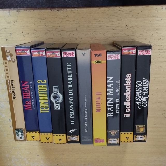Cassette VHS Film famosi