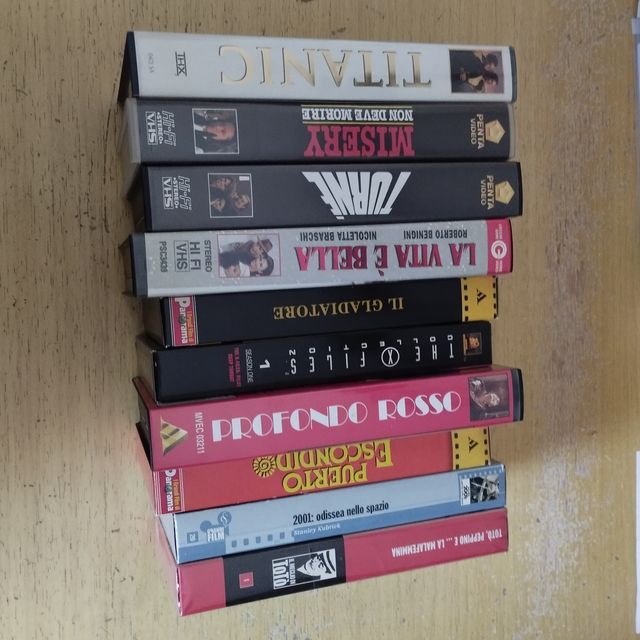 Cassette VHS Film famosi