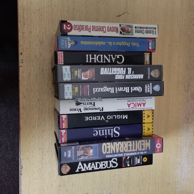 Cassette VHS Film famosi