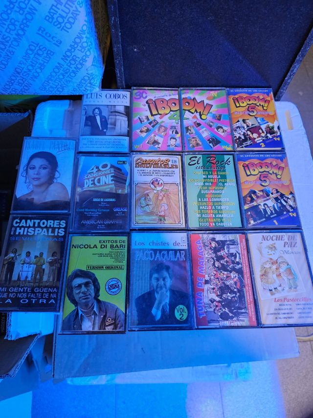 Cassetes musica cintas