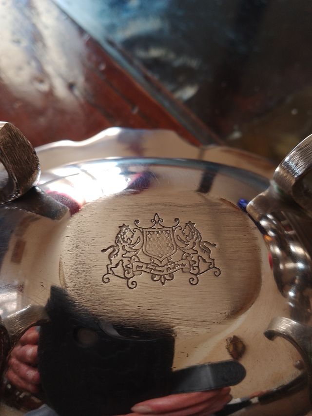 PORTAOGETTI SILVER ANTICO MARCATO  Made In Italy