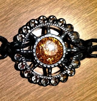 Cintura Gioiello *lacci neri con charms* NUOVA