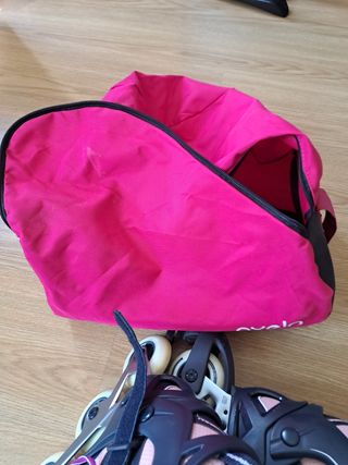 Patines T.35-38 con bolsa y ruedas