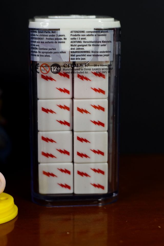 X20 Warhammer 40k 40000 White Scars Dice Dadi