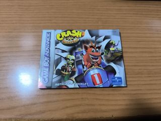 Manual Crash Nitro Kart Gameboy Advance