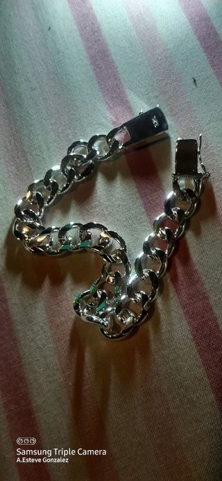 Pulseras y cadena plata 925