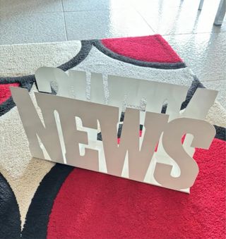 Porta riviste metallo news