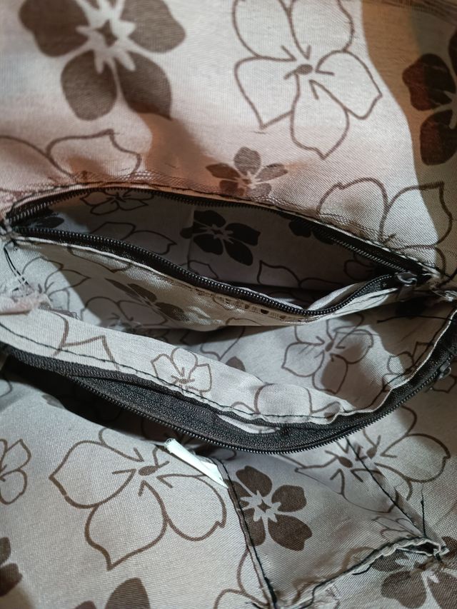 Borsa beige a spalla