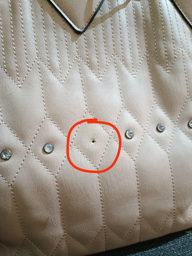 Borsa beige a spalla