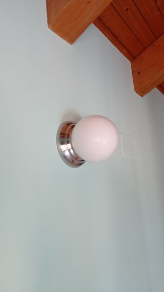 2 Focos luz pared o techo globos