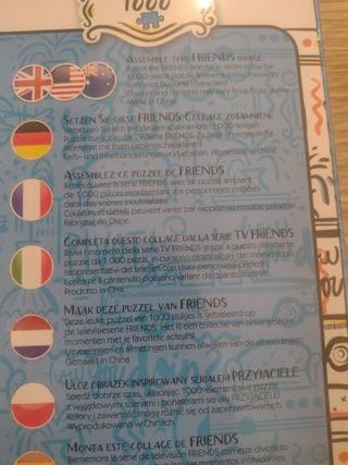 Puzzle Friends 1000 pezzi (Ufficiale)