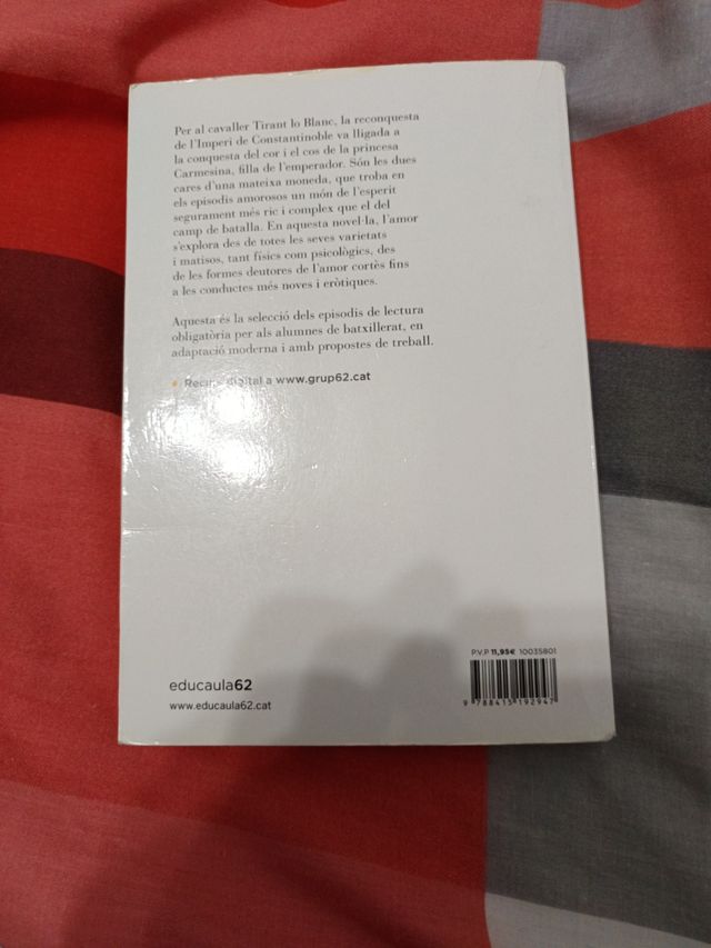 Tirant lo Blanc. Episodis amorosos. Text adaptat: Adaptació, introducció i propostes de treball de Toni Sala a partir del text fixat per Martí de Riquer