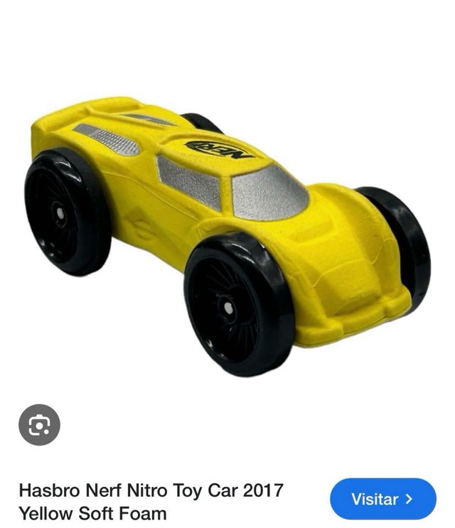 NErf nitro lanza coches hasbro foam car.