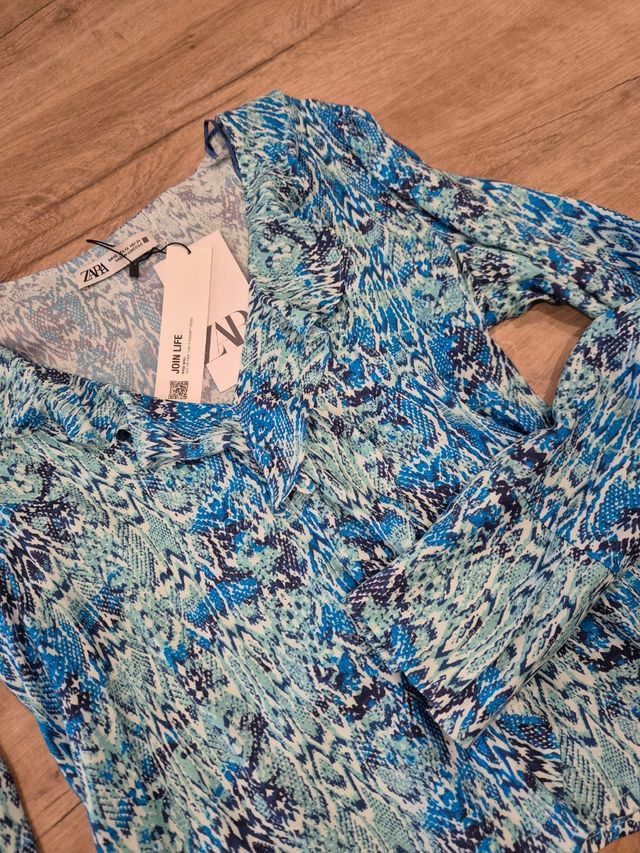 Blusa estampada Zara sin estrenar