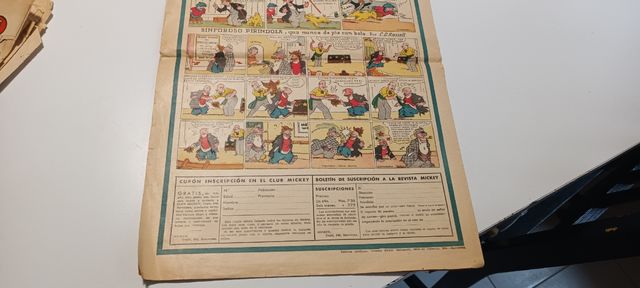 Antigua revista infantil Micky.1935