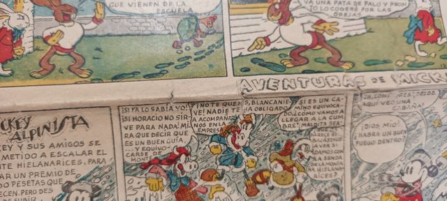 Antigua revista infantil Micky.1935