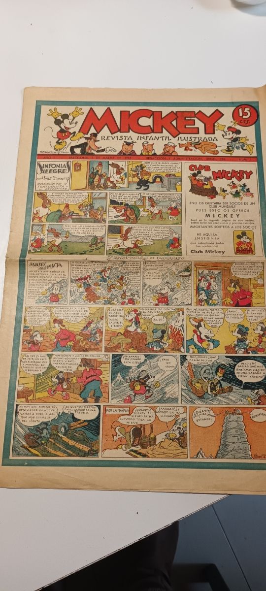 Antigua revista infantil Micky.1935