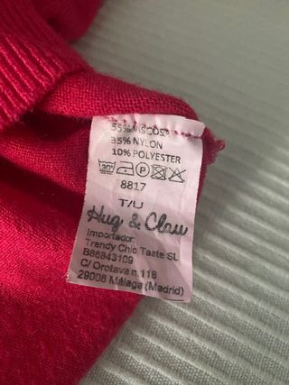 Jersey cuello pico. Talla M