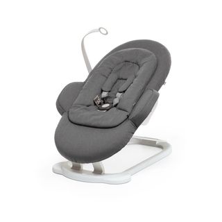 Hamaca Stokke Steps base blanca y tapizado W