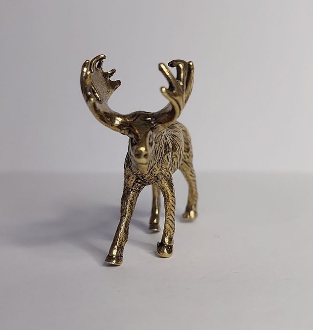 Figurina in ottone Alces