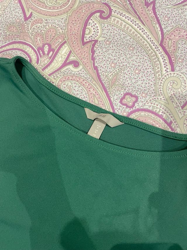 Camiseta verde turquesa