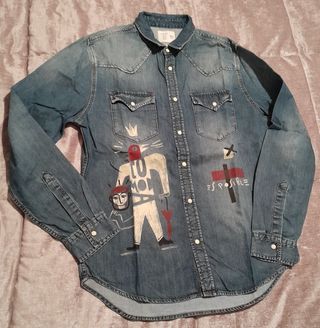 Zara camicia denim