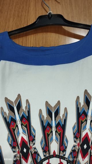 Vestido blanco con mandala de Sfera