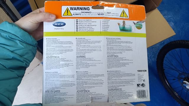 Bañera inchable para bebé