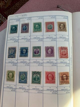 Francobolli usati del Guatemala e Messico