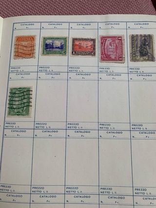 Francobolli usati del Guatemala e Messico