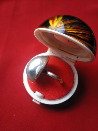 Anillo antiguo de plata