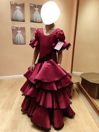 Vestido goyesco flamenca talla 9-10 años